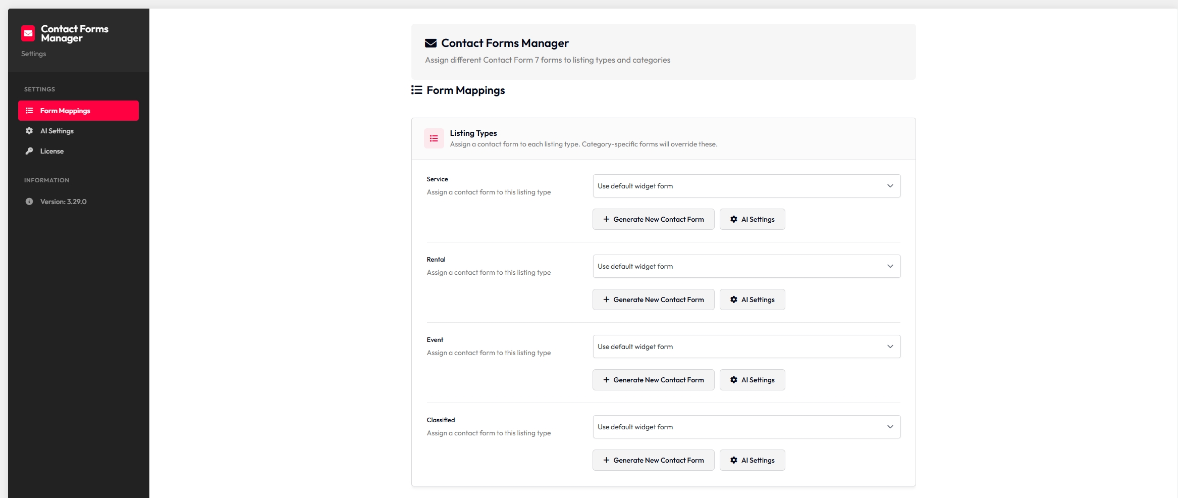 Contact Forms Manager for Listeo - Screenshot 6
